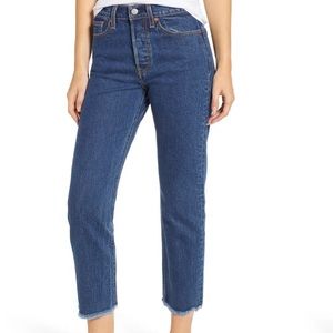 Levi’s Wedgie High Waist Ankle Straight Leg